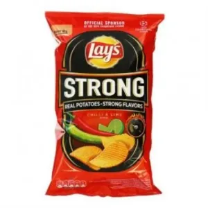 Bulvių traškučiai aitr. papr. ir žaliųjų citrinų sk. LAY'S STRONG, 130 g