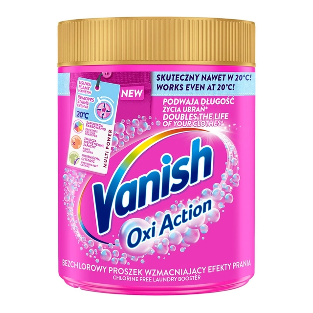 Dėmių valiklis VANISH ACTION OXI PINK, 470 g