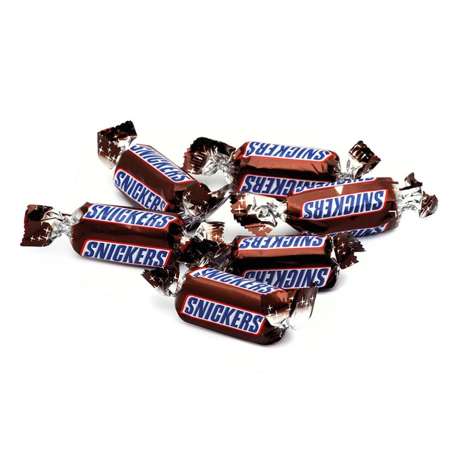 Šokoladiniai saldainiai SNICKERS MINI, 1 kg