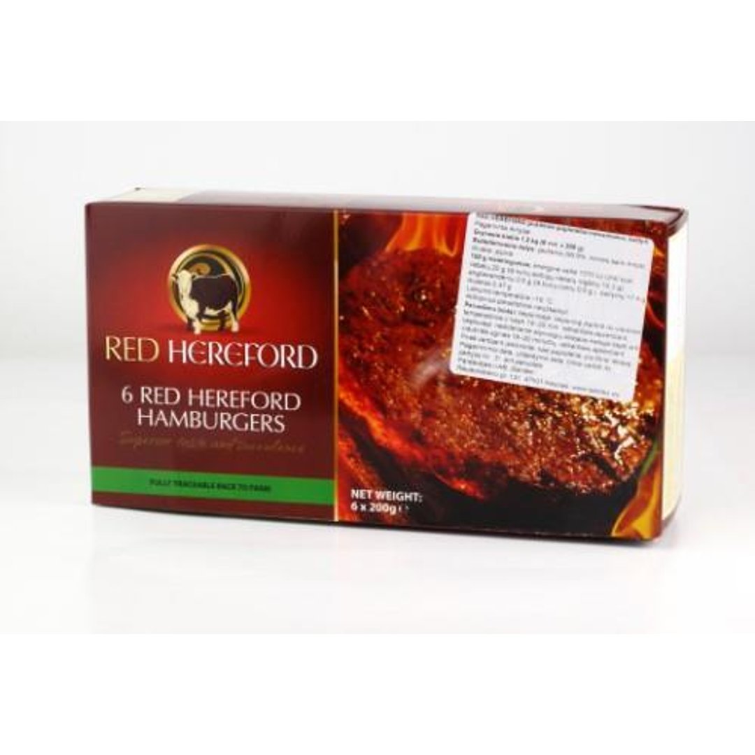 Frozen beef burger ORGANIC, 2 x 125 g LT-EKO-001