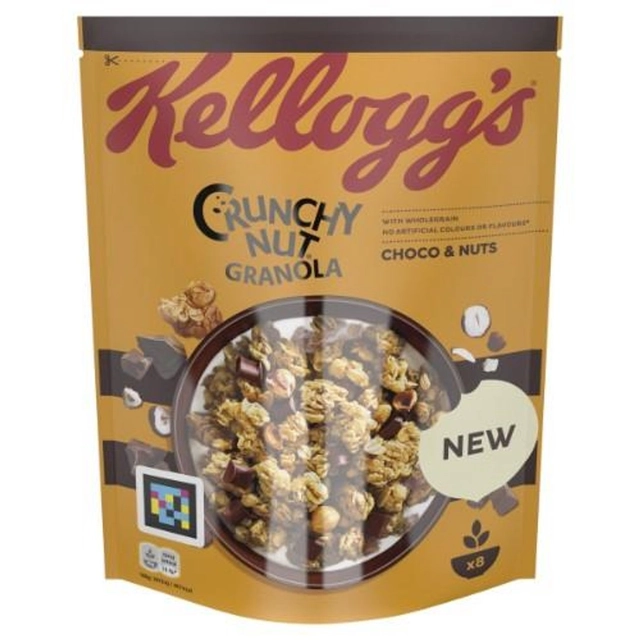 Imported Kellogg's crunchy nut clusters with chocolate and all