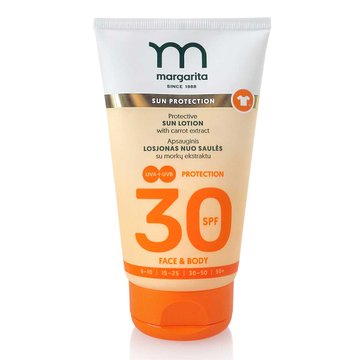 Apsauginis losjonas nuo saulės MARGARITA SPF 30, 150 ml