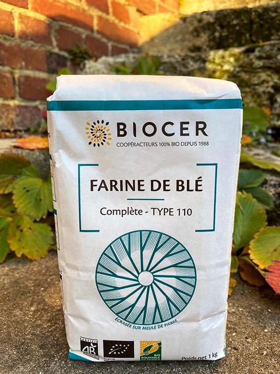 Farine complète T110 bio