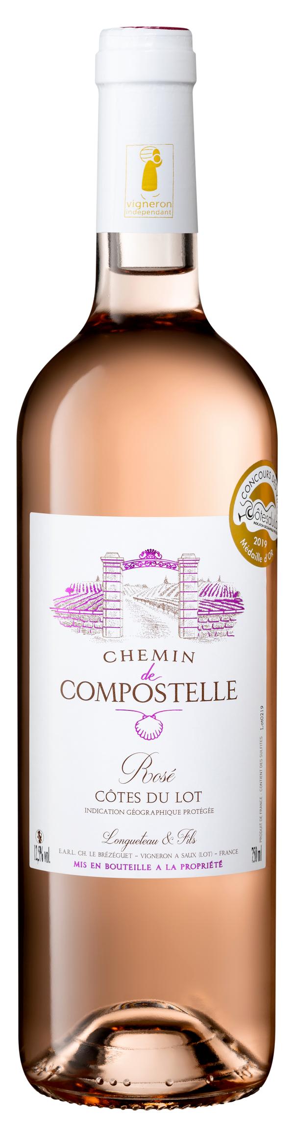 Chemin de Compostelle vin rosé 75 cl