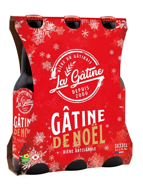 Bière La Gâtine Noël en pack de 3x33 cl