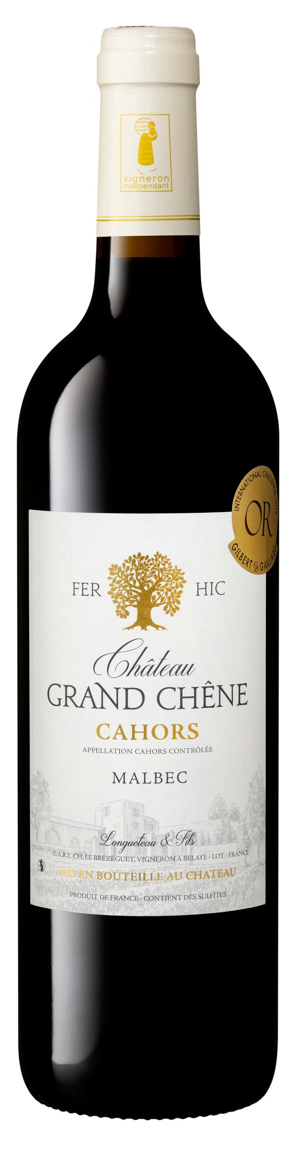 Château Grand Chêne vin rouge AOP Cahors cuvée Fer-Hic 2018 75 cl