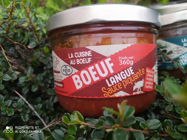 Langue de boeuf sauce piquante