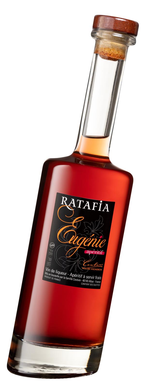 Ratafia, Appéritif Traditionnel du Quercy ! dans sa bouteille penchée 50cl