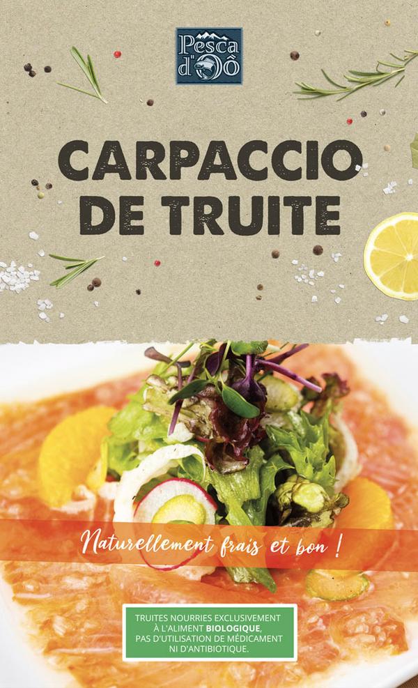 Carpaccio de truite