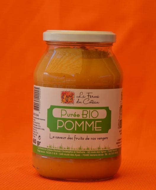 Purée de pomme AB sans sucre ajouté