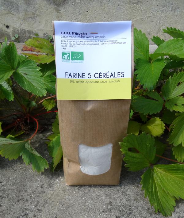 Farine 5 céréales bio
