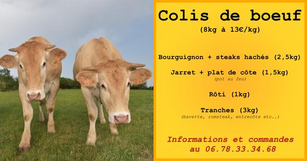 Colis de bœuf 