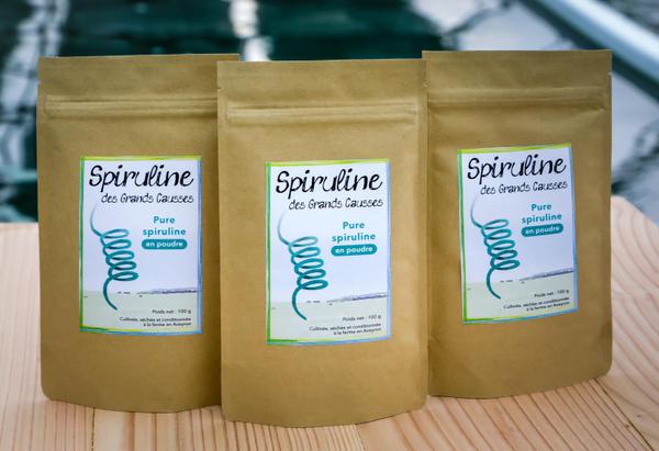 Pure spiruline en poudre