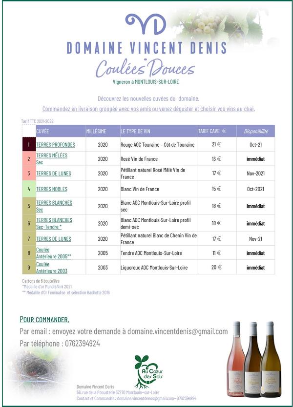 Ensemble des cuvées