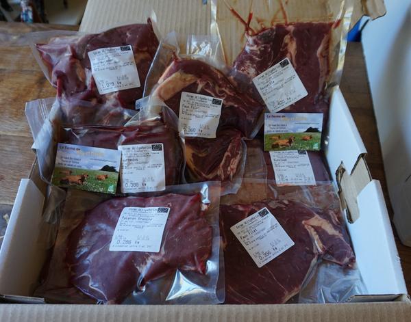 Colis de viande de boeuf Bio - 10kg