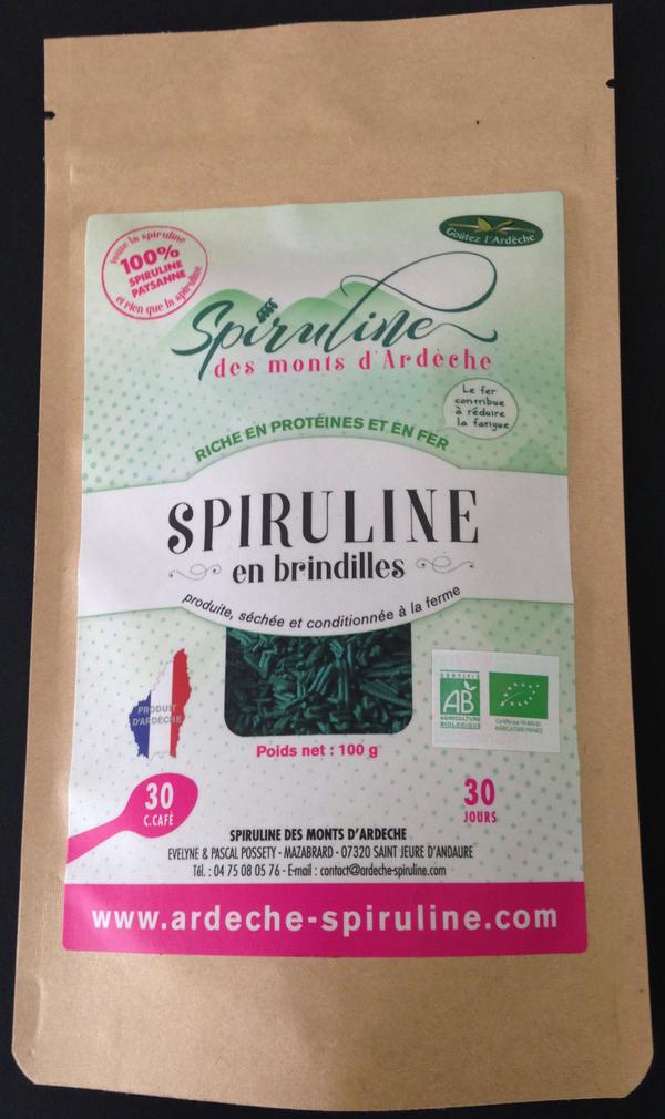 Spiruline en brindilles Agriculture Biologique France