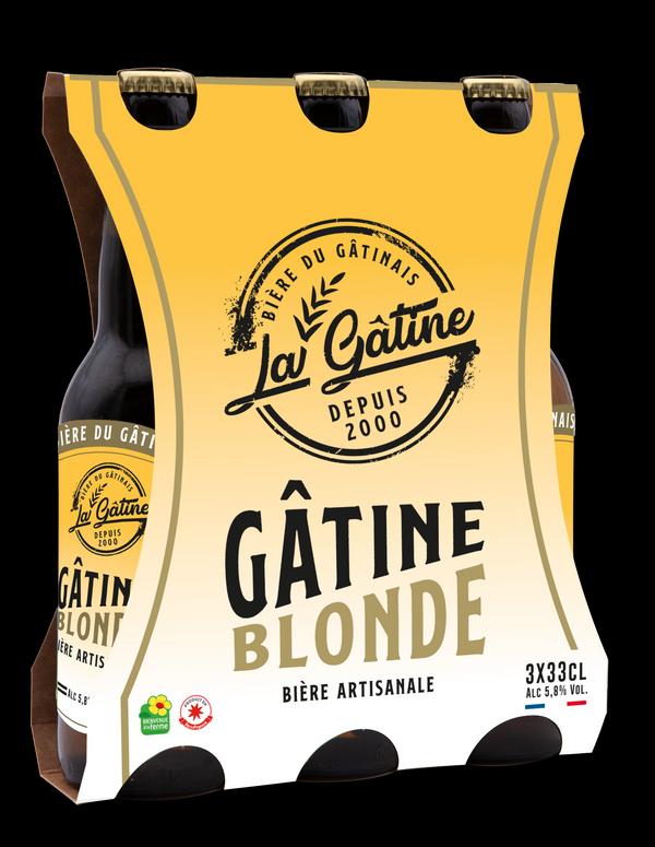 Bière La Gâtine Blonde en pack de 3x33 cl