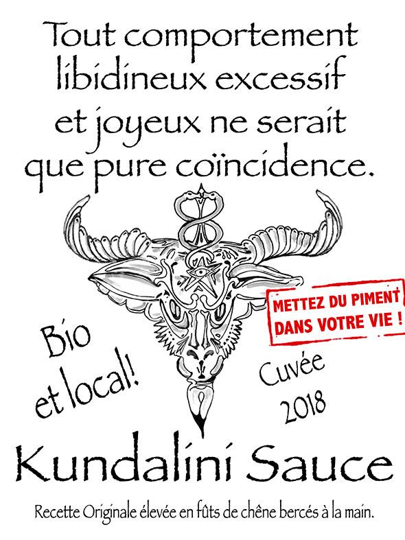 Kundalini Sauce Piment Forte Biologique