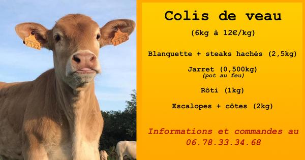 Colis de veau