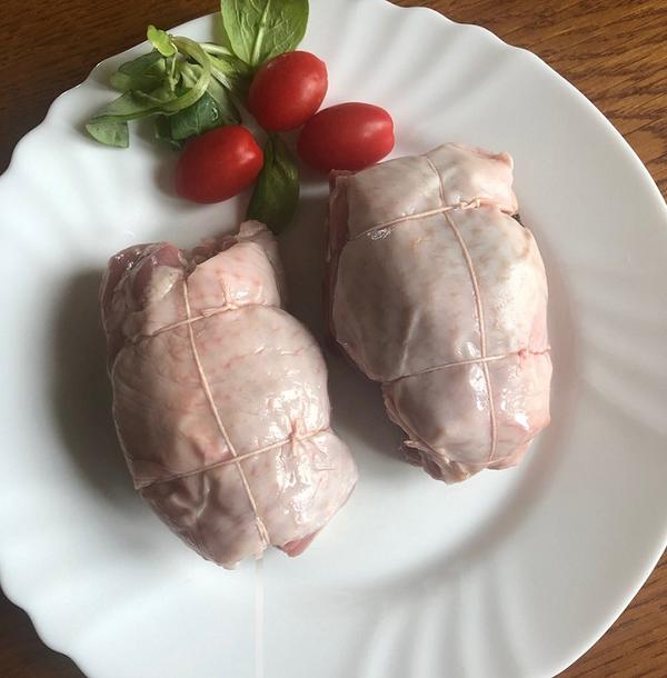 Paupiettes de poulet farcie aux Trompettes de la MOrt x 2