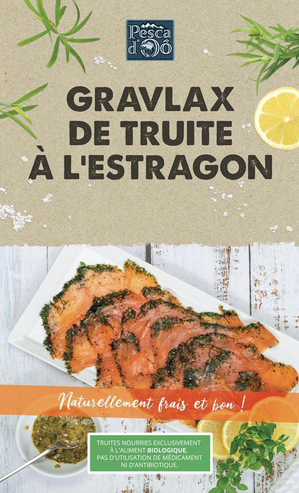 Gravlax de truite