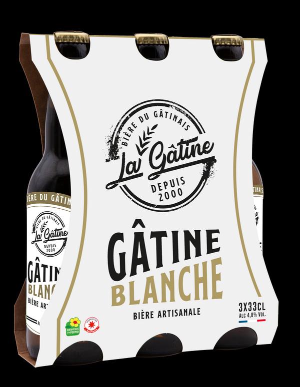 Bière La Gâtine Blanche en pack de 3x33 cl