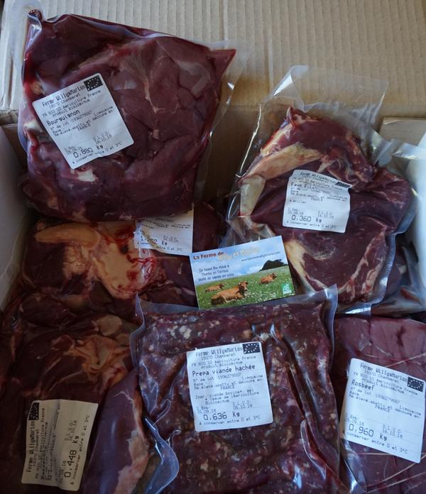 Colis de viande de boeuf Bio - 5kg