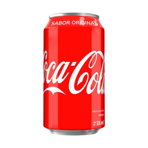 Gaseosa Coca Cola lata 355 ml.