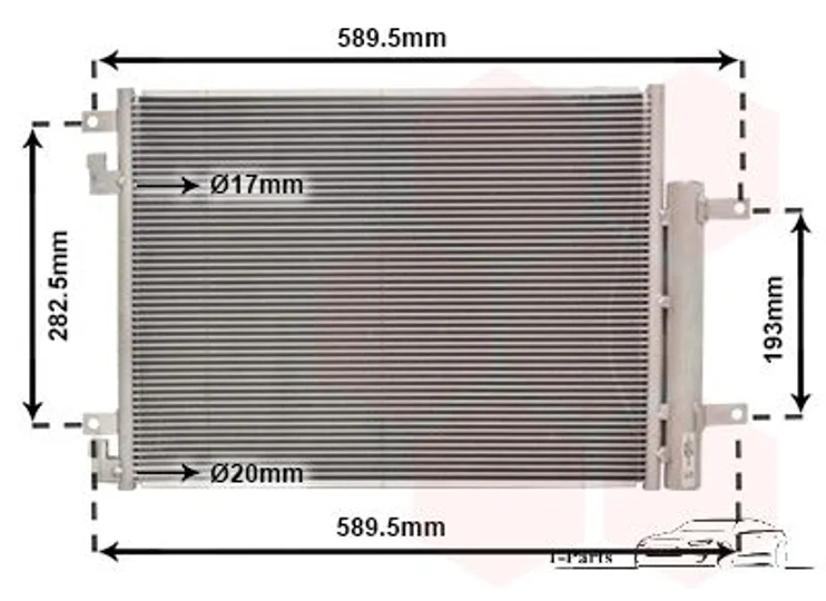 Koop Condensor | Airco radiateur bij T-Parts
