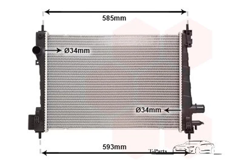 Koop Radiateur bij T-Parts