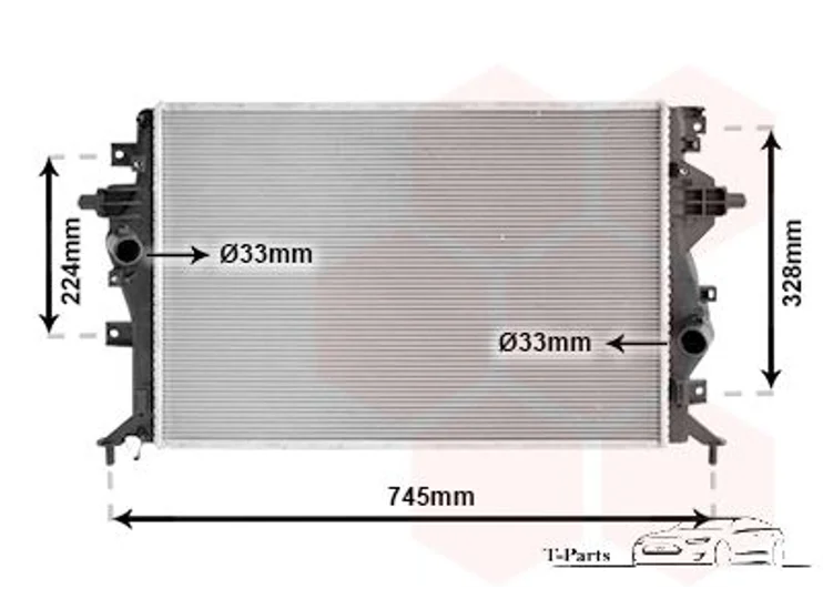 Koop Radiateur bij T-Parts