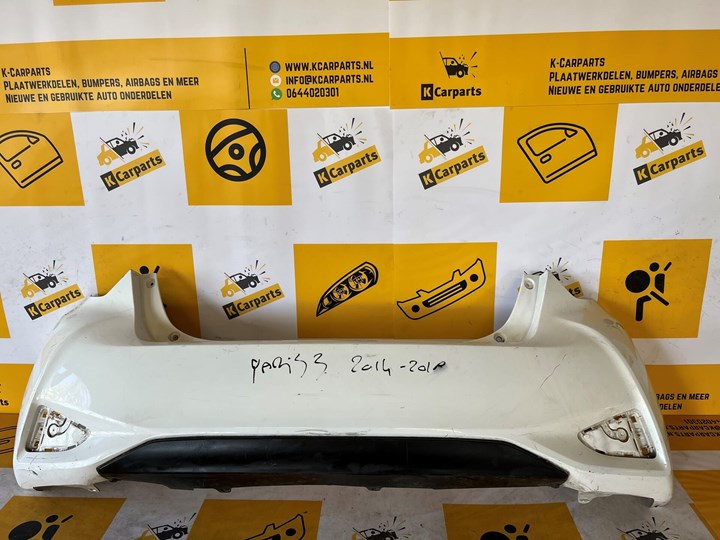Achterbumper toyota Yaris 3 Facelift origineel bumper 52453-0D090 image 1