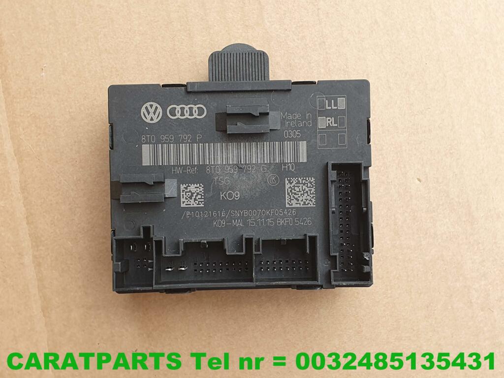 8T0959792P A4 S4 RS4 portierregelapparaat RS5 S5 A5 image 1