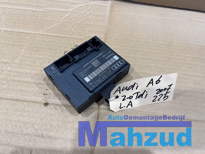 AUDI A6 C6 Links achter deur module 2004-2011 4F0959795E image 1