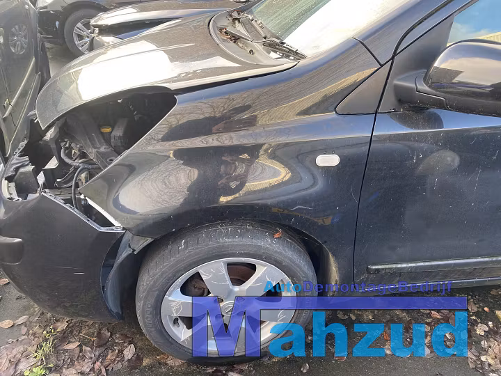 NISSAN NOTE ZWART Z11G Links scherm zijscherm 2005-2012 image 1