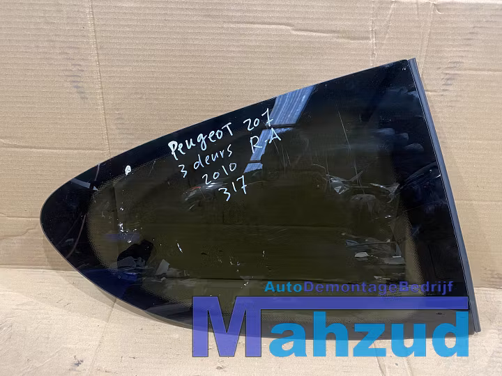 PEUGEOT 207 Rechts achterraam zijraam zijruit 2006-2015 image 1