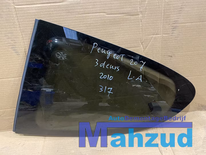 PEUGEOT 207 Links achterraam zijraam zijruit 2006-2015 image 1