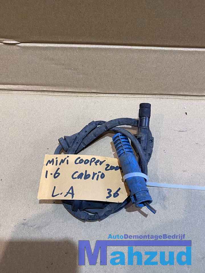 MINI COOPER ONE R50 R52 R53 Links achter abs sensor 2001-2008 image 1
