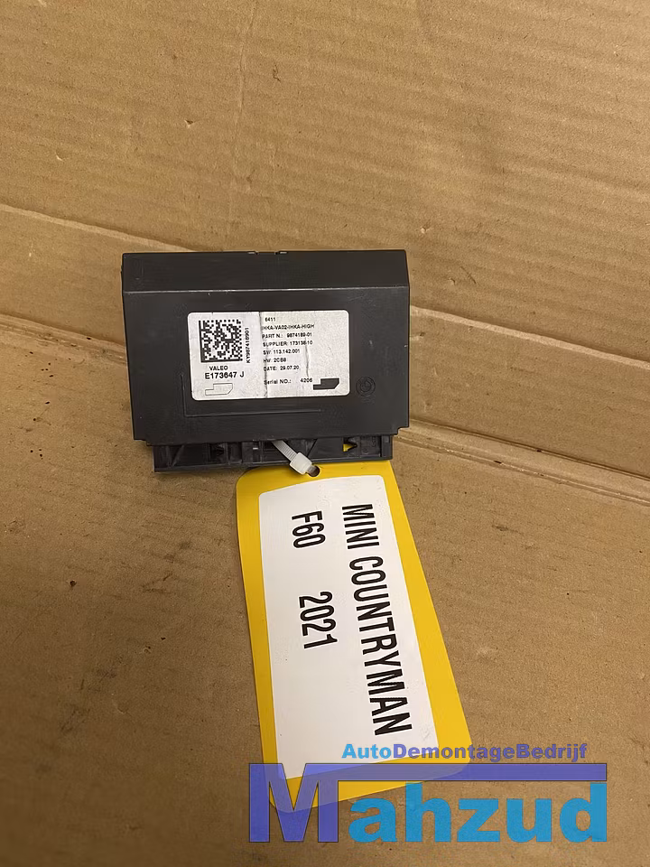 Koop Kachel | Airco | Climate control bediening bij Autodemontagebedrijf Mahzud