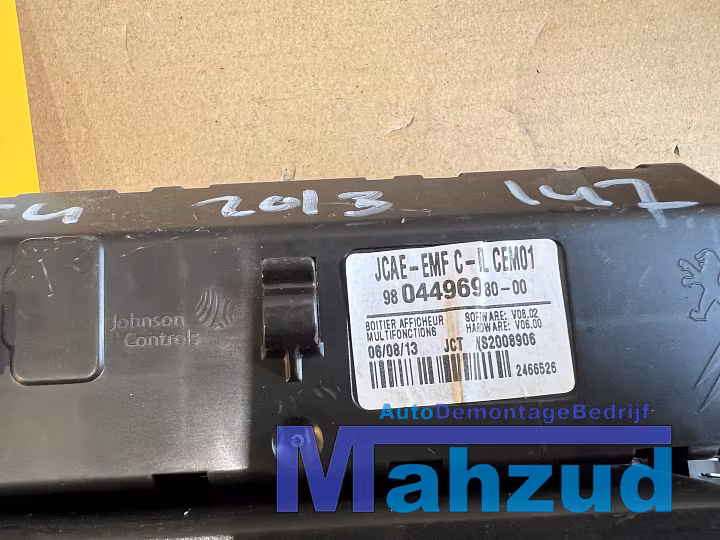 Koop Head-up display bij Autodemontagebedrijf Mahzud