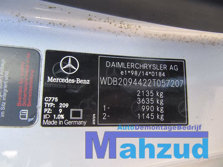 Koop Demontage auto bij Autodemontagebedrijf Mahzud