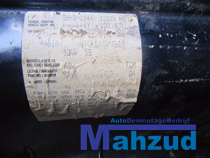 Koop Demontage auto bij Autodemontagebedrijf Mahzud