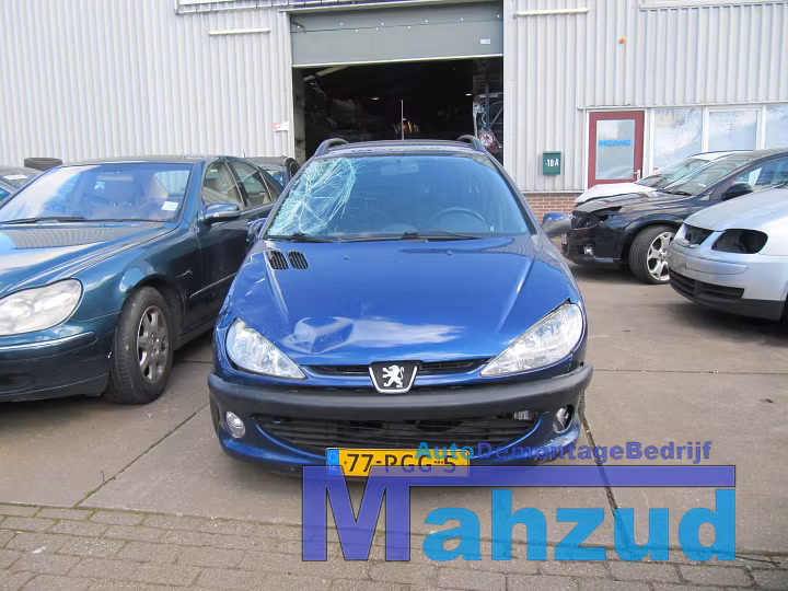 PEUGEOT 206 SW ZWART GRIJS INTERIEUR STATION COMPLEET image 1