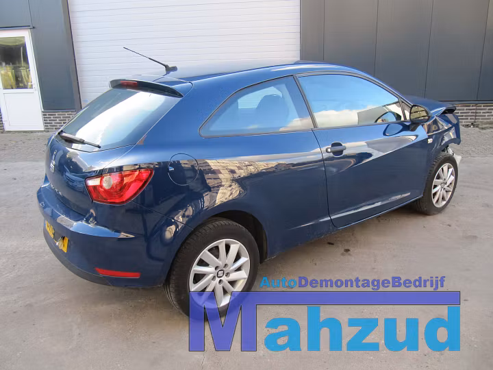 SEAT IBIZA 4 ZWART GRIJS INTERIEUR 3 DEURS COMPLEET STOF image 1