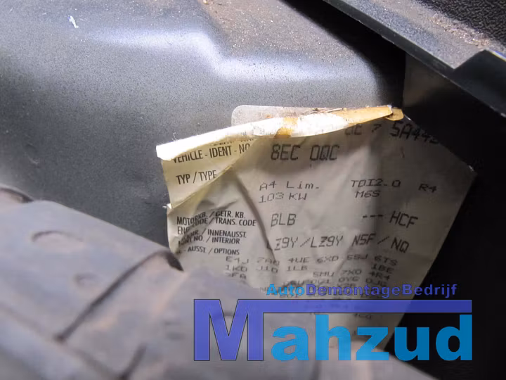 Koop Versnellingsbak bij Autodemontagebedrijf Mahzud