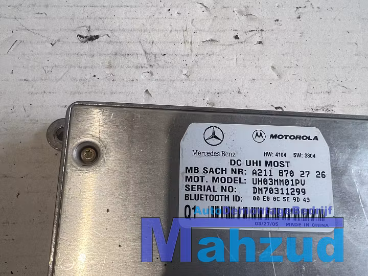 Koop Bluetooth en toebehoren bij Autodemontagebedrijf Mahzud