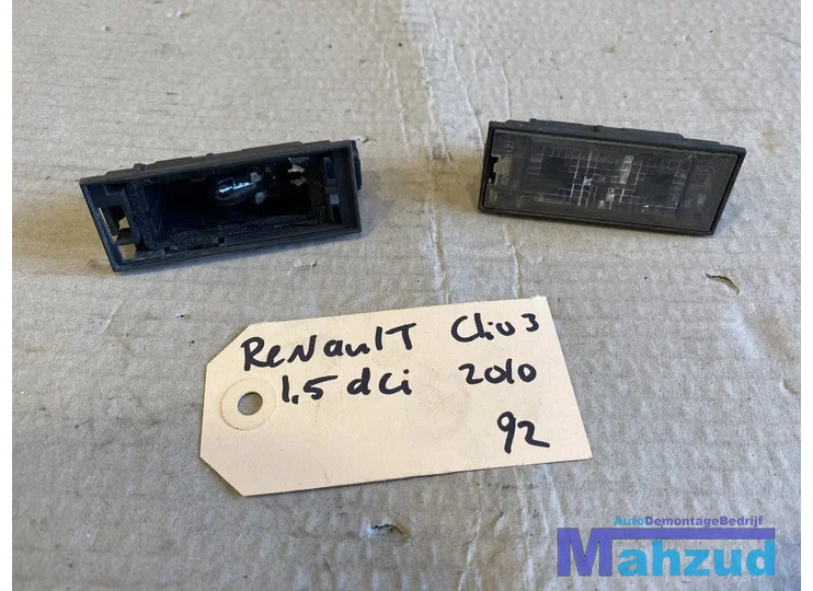 Koop Kentekenverlichting bij Autodemontagebedrijf Mahzud