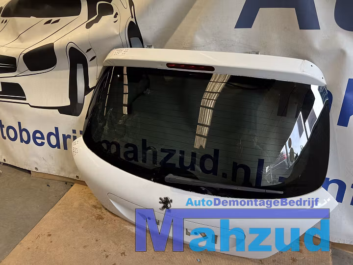 PEUGEOT 207 Wit EWP 3deurs achterklep compleet  image 1