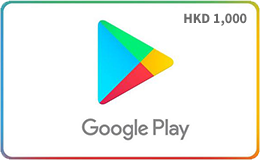 香港Google Play Gift Card (HKD1,000)