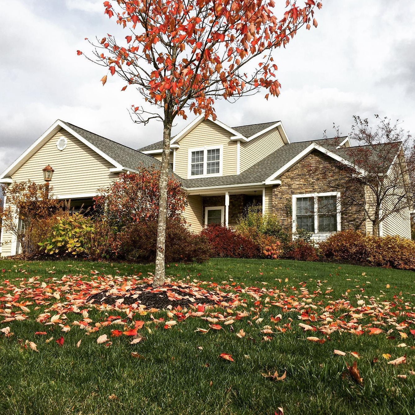 Our home in the fall. There is nothing more beautiful than Central New York in the fall!